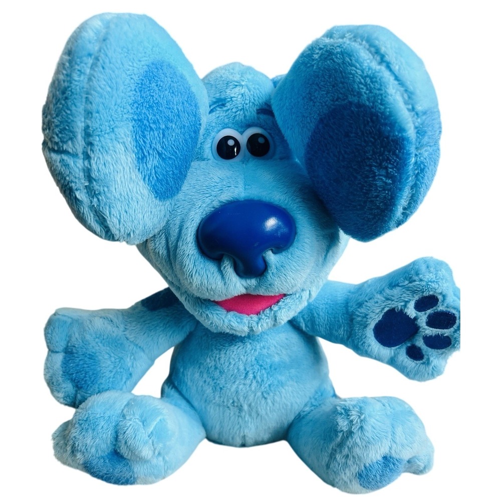 Blue's Clues & You! Peek-A-Blue Interactive 10" Plush Barks Plays Peek A Boo